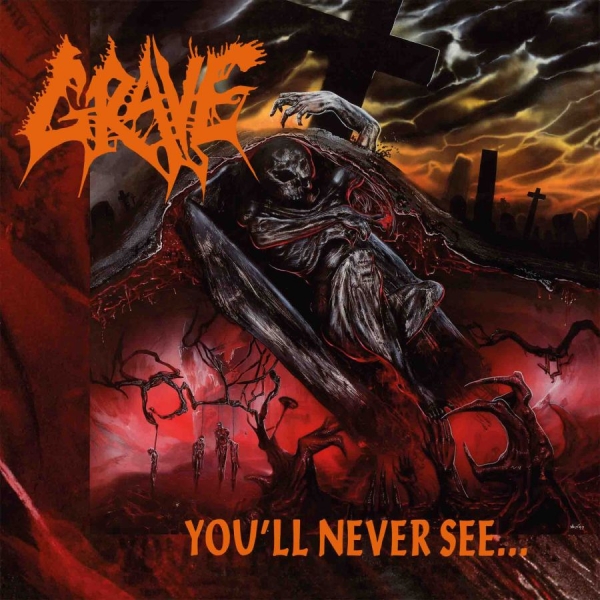 Grave - You'll Never See (Orange With Black i gruppen VI TIPSER / Fredagsutgivelser / 2026-07-03 hos Bengans Skivbutik AB (5675248)