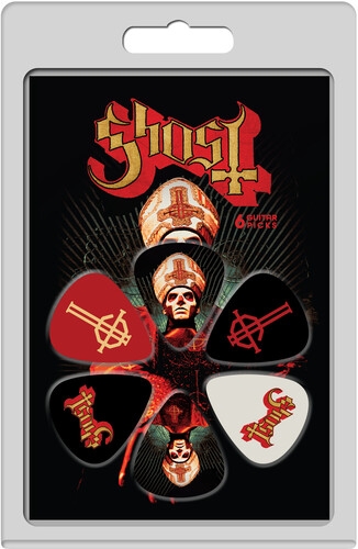 Ghost - Meliora - Guitar Picks (6 Pack) i gruppen MERCHANDISE / Merch / Metal hos Bengans Skivbutik AB (5675514)