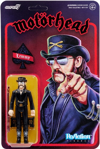 Motorhead - Super7 Reaction Figures - Lemmy (Modern Cowboy) i gruppen MERCHANDISE / Merch / Metal hos Bengans Skivbutik AB (5675525)