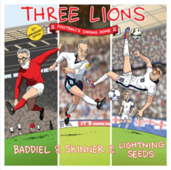 Baddiel Skinner & Lightning Seeds - Three Lions i gruppen Musikk / CD-Singel / Kommande / Pop-Rock hos Bengans Skivbutik AB (5675534)