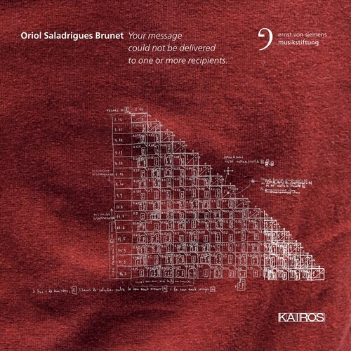 Oriol Saladrigues Brunet - Your Message Could Not Be Delivered i gruppen CD / Klassisk hos Bengans Skivbutik AB (5675555)