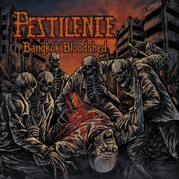 Pestilence - Bangkok Bloodshed i gruppen CD / Kommende / Metal hos Bengans Skivbutik AB (5675651)