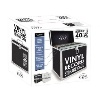 Vinyl Groove - Vinyl Record Storage Case (Black) i gruppen MERCHANDISE / Accessoarer / Kommende / Pop-Rock hos Bengans Skivbutik AB (5675894)