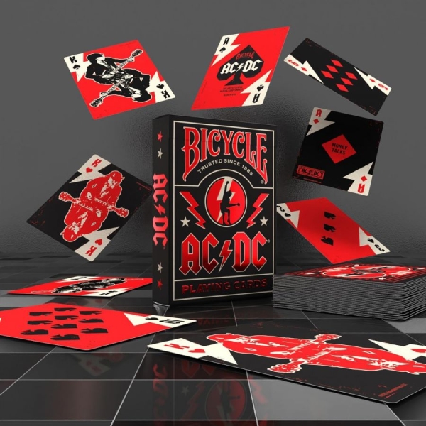 Ac/Dc - Playing Cards (6.5 Cm X 1.75 Cm X 9 i gruppen MERCHANDISE / T-shirt / Nyheter / Metal hos Bengans Skivbutik AB (5675993)