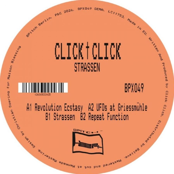 Click Click - Strassen Ep i gruppen VINYL / Kommende / Pop-Rock hos Bengans Skivbutik AB (5676070)