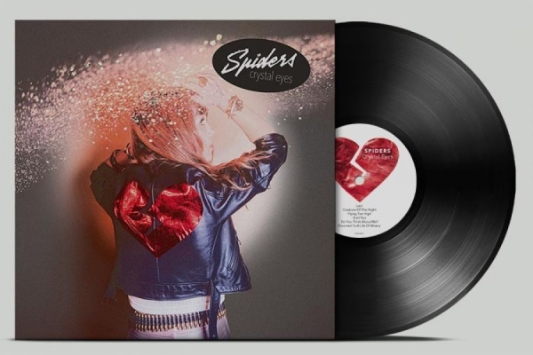 Spiders - Crystal Eyes (Black Vinyl LP) i gruppen VINYL / Kommende / Pop-Rock,Svensk Musikkk hos Bengans Skivbutik AB (5676174)