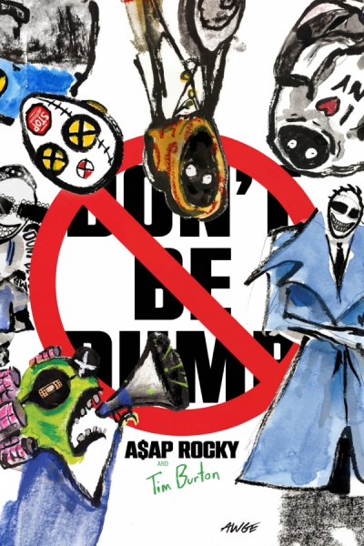 A$Ap Rocky - Don't Be Dumb 91,5 X 61 Cm i gruppen MERCHANDISE / Poster / Hip Hop-Rap hos Bengans Skivbutik AB (5676193)