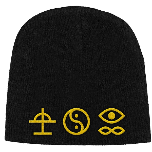 Bad Omens - Unisex Beanie Hat: Symbols (Black) i gruppen MERCHANDISE / Merch / Nyheter / Metal hos Bengans Skivbutik AB (5676445)