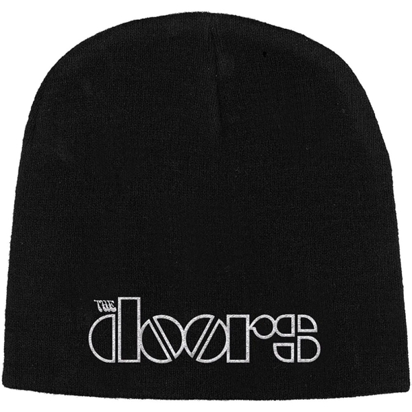 The Doors - Unisex Beanie Hat: Logo (Black) i gruppen MERCHANDISE / Merch / Kommende / Pop-Rock hos Bengans Skivbutik AB (5676446)