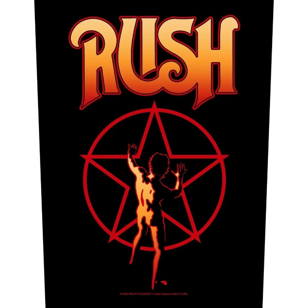 Rush - Back Patch: Starman i gruppen MERCHANDISE / Tøypatch / / hos Bengans Skivbutik AB (5676452)