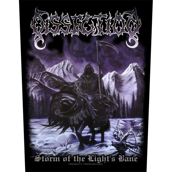Dissection - Back Patch: Storm Of The Light's Bane i gruppen MERCHANDISE / Tøypatch / / hos Bengans Skivbutik AB (5676458)