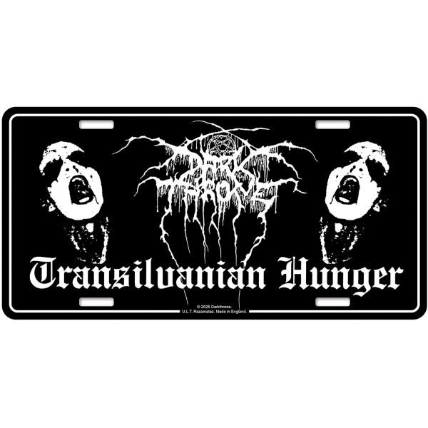 Darkthrone - Number Plate: Transilvanian Hunger i gruppen MERCHANDISE / Merch / Nyheter / Metal hos Bengans Skivbutik AB (5676501)