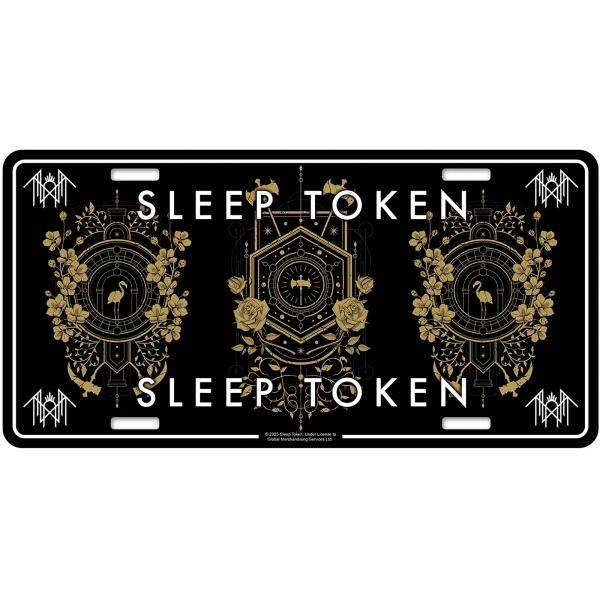 Sleep Token - Number Plate: Even In Arcadia Sigils i gruppen MERCHANDISE / Merch / Nyheter / Metal hos Bengans Skivbutik AB (5676504)