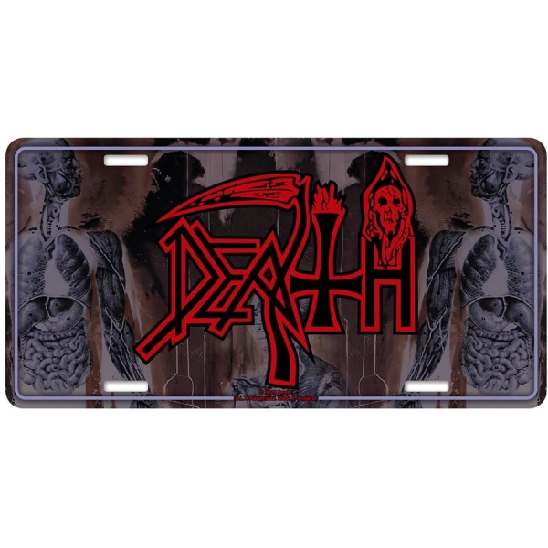 Death - Number Plate Human (30,5 X 15 Cm) i gruppen MERCHANDISE / Merch / Kommende / Metal hos Bengans Skivbutik AB (5676506)