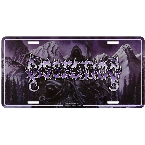 Dissection - Number Plate: Storm Of The Light's Bane i gruppen MERCHANDISE / Merch / Nyheter / Metal hos Bengans Skivbutik AB (5676515)