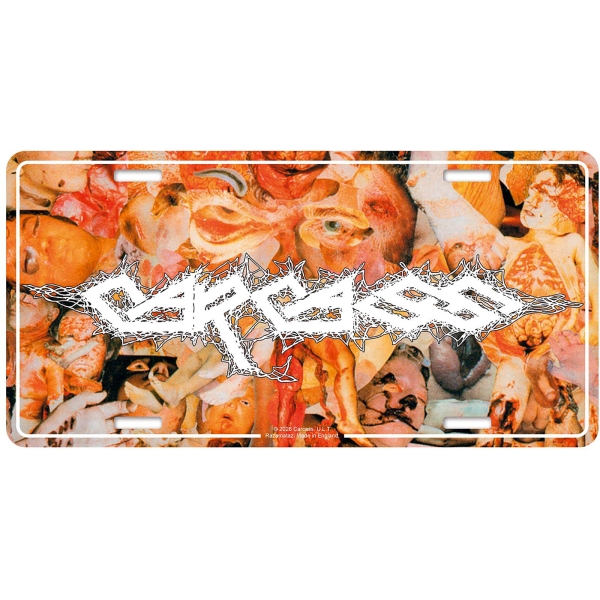Carcass - Number Plate: Reek Of Putrefaction i gruppen MERCHANDISE / Merch / Nyheter / Metal hos Bengans Skivbutik AB (5676516)