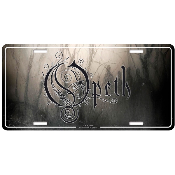 Opeth - Number Plate: Blackwater Park i gruppen MERCHANDISE / Merch / Nyheter / Metal hos Bengans Skivbutik AB (5676517)
