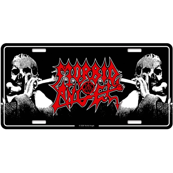 Morbid Angel - Number Plate: Leading The Rats i gruppen MERCHANDISE / Merch / Nyheter / Metal hos Bengans Skivbutik AB (5676521)