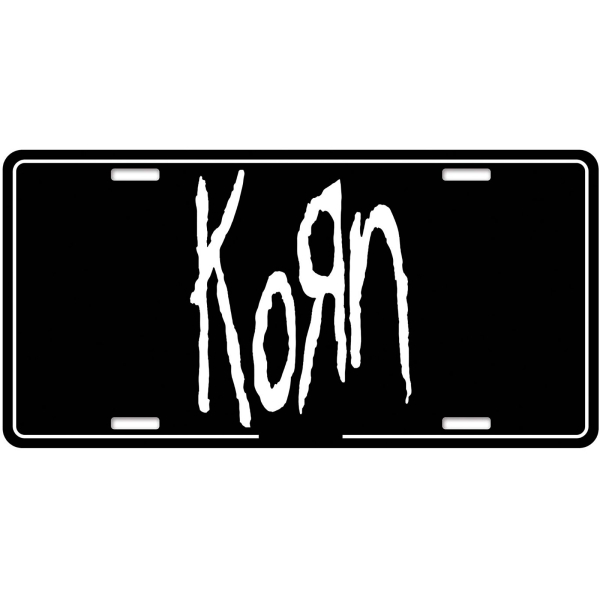 Korn - Number Plate: Logo i gruppen MERCHANDISE / Merch / Nyheter / Metal hos Bengans Skivbutik AB (5676523)