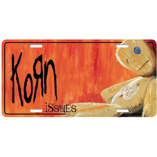 Korn - Number Plate: Issues i gruppen MERCHANDISE / Merch / Nyheter / Metal hos Bengans Skivbutik AB (5676524)