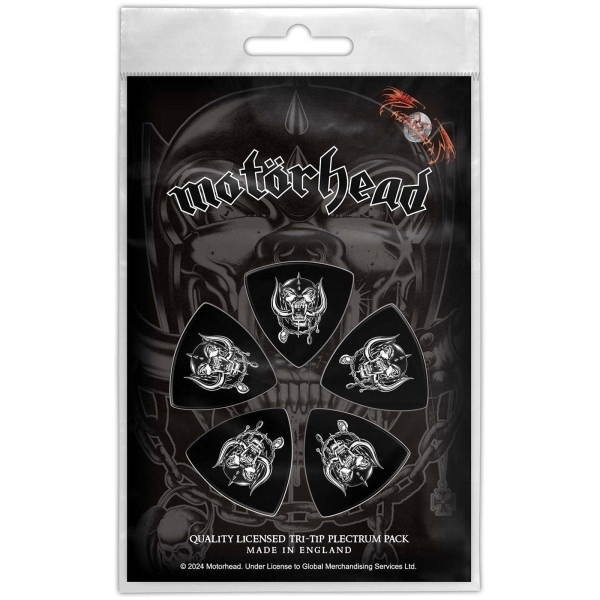 Motorhead - Tri-Tip Plectrum Pack: Warpig i gruppen MERCHANDISE / Merch / Nyheter / Metal hos Bengans Skivbutik AB (5676554)