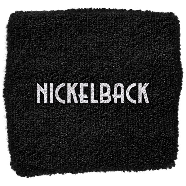Nickelback - Unisex Embroidered Wristband: Logo (Black) i gruppen MERCHANDISE / Merch / Nyheter / Pop-Rock hos Bengans Skivbutik AB (5676573)