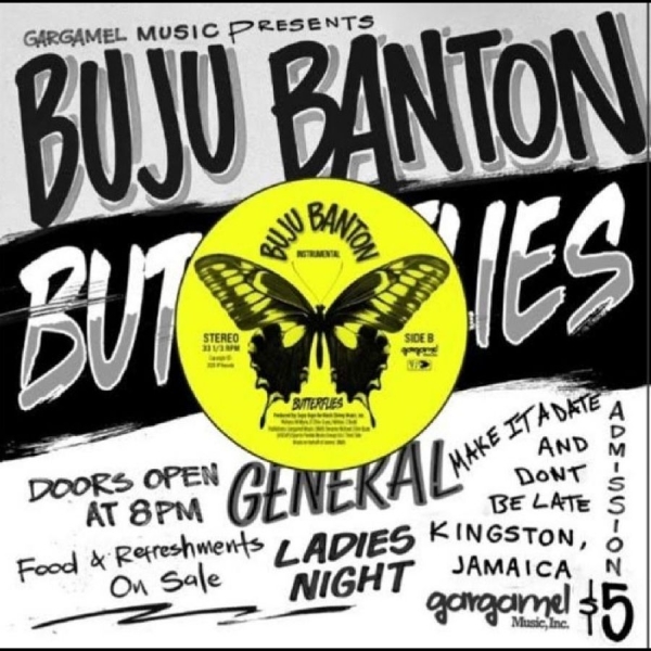 Buju Banton - Butterflies i gruppen VINYL / Kommende / Reggae hos Bengans Skivbutik AB (5676642)