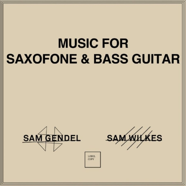 Gendel Sam & Sam Wilkes - Music For Saxofone & Bass Guitar i gruppen VINYL / Kommende / Jazz hos Bengans Skivbutik AB (5676681)
