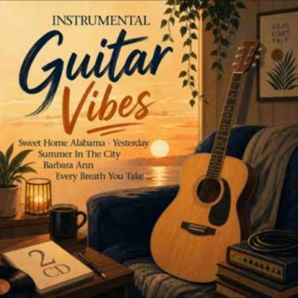 Various Artists - Instrumental Guitar Vibes i gruppen CD / Kommende / Pop-Rock hos Bengans Skivbutik AB (5676698)