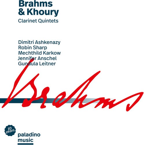 Dimitri Ashkenazy - Brahms & Khoury: Clarinet Quintets i gruppen CD / Klassisk hos Bengans Skivbutik AB (5676766)