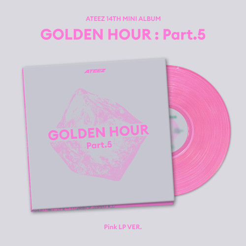 Ateez - Golden Hour : Part.5 (Pink Lp Ver.) i gruppen VINYL / Kommende / K-Pop hos Bengans Skivbutik AB (5676778)