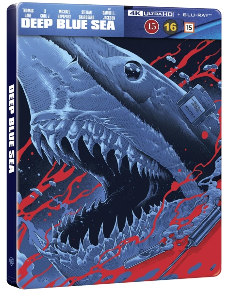 Movie - Deep Blue Sea (Ltd Steelbook 2-Disc / 4K Uhd + Blu-Ray) i gruppen FILM / Film UHD-4K /  /  hos Bengans Skivbutik AB (5676843)