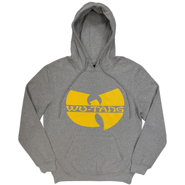 Wu-Tang Clan - Logo (Grey) Unisex Pullover Hoodie i gruppen MERCHANDISE / Hoodies / Nyheter / Hip Hop-Rap hos Bengans Skivbutik AB (5677242r)