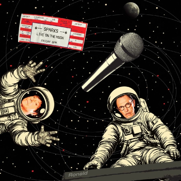 Sparks - Sparks Live On The Moon i gruppen VINYL / Kommende / Pop-Rock hos Bengans Skivbutik AB (5677362)