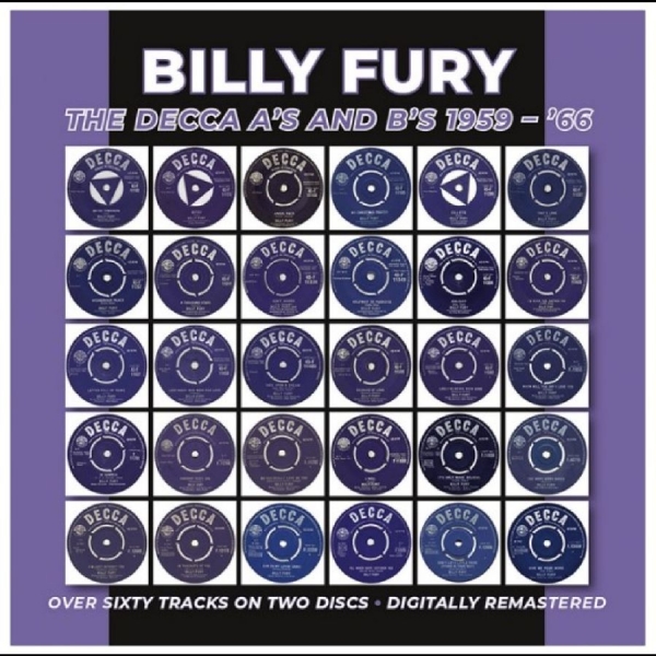 Billy Fury - The Decca A?S And B?S 1959 - ?66 i gruppen CD / Kommende / Pop-Rock hos Bengans Skivbutik AB (5677577)