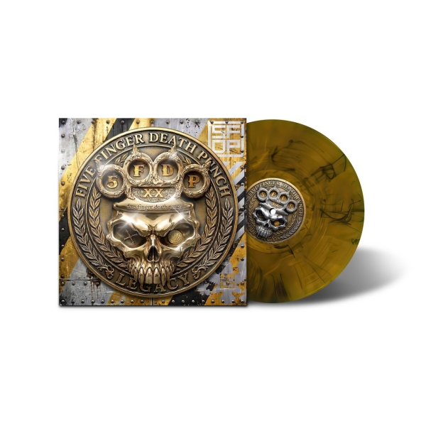 Five Finger Death Punch - Legacy (Amber Wave Coloured Vinyl LP - incl. Poster) i gruppen VINYL / Kommende / Metal hos Bengans Skivbutik AB (5677656)