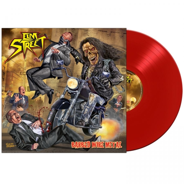Elm Street - Barbed Wire Metal (Red Vinyl Lp) i gruppen VINYL / Kommende / Metal hos Bengans Skivbutik AB (5677683)