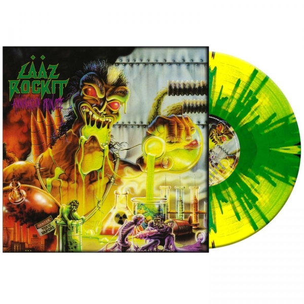 Laaz Rockit - Annihilation Principle (Splatter Vinyl LP) i gruppen VINYL / Kommende / Metal hos Bengans Skivbutik AB (5677684)