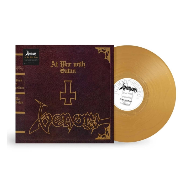 Venom - At War With Satan (Gold Vinyl LP) i gruppen VI TIPSER / Fredagsutgivelser / 2026-08-21 hos Bengans Skivbutik AB (5677789)