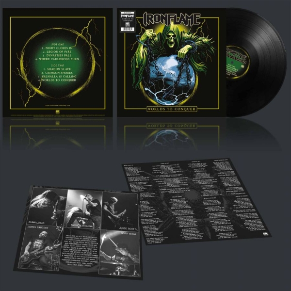 Ironflame - Worlds To Conquer (Black Vinyl LP) i gruppen VI TIPSER / Fredagsutgivelser / 2026-08-14 hos Bengans Skivbutik AB (5677793)
