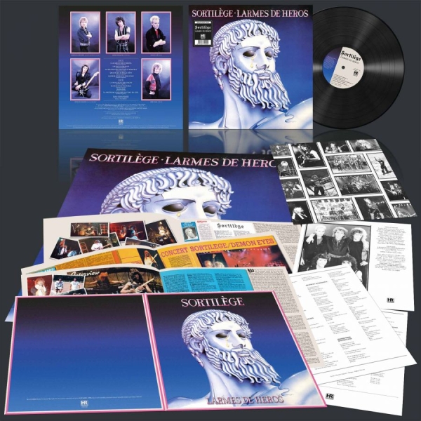 Sortilège - Larmes De Héros (Black Vinyl Lp) i gruppen VINYL / Kommende / Metal hos Bengans Skivbutik AB (5677797)