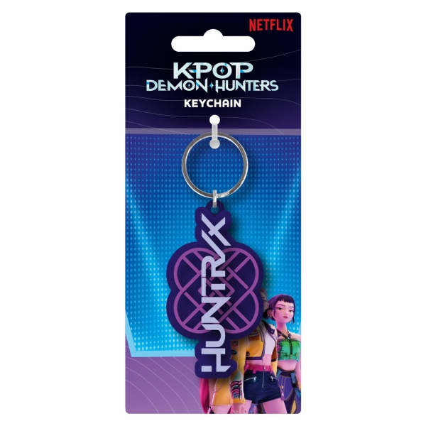 K-Pop Demon Hunters - Huntrix Logo Pvc Keychain i gruppen MERCHANDISE / Nøkkelring / / hos Bengans Skivbutik AB (5677816)