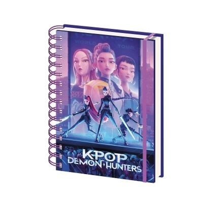 K-Pop Demon Hunters - A5 Notebook i gruppen MERCHANDISE / Merch / Nyheter / K-Pop hos Bengans Skivbutik AB (5677820)