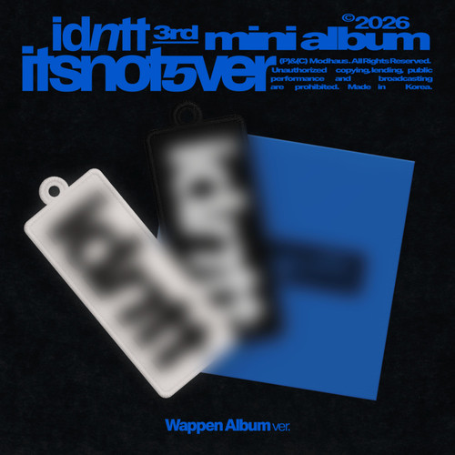 idntt - itsnotover (Wappen Album) i gruppen MERCHANDISE / Merch+Code / Kommende / K-Pop hos Bengans Skivbutik AB (5677994)
