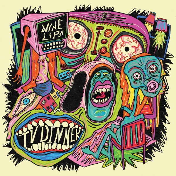 Wine Lips - Tv Dinner i gruppen VINYL / Kommende / Pop-Rock hos Bengans Skivbutik AB (5678210)
