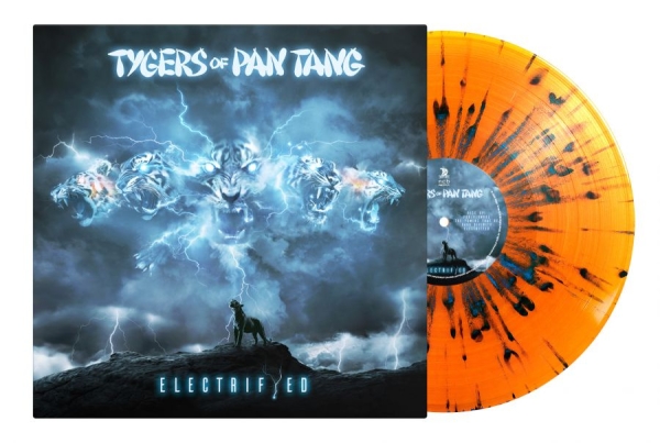 Tygers Of Pan Tang - Electrifyed (Orange With Blue Splat i gruppen VINYL / Kommende / Metal hos Bengans Skivbutik AB (5678296)