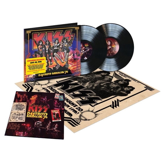 Kiss - Destroys Anaheim 76 (Black 2LP) i gruppen VI TIPSER / Fredagsutgivelser / 2026-08-21 hos Bengans Skivbutik AB (5678362)