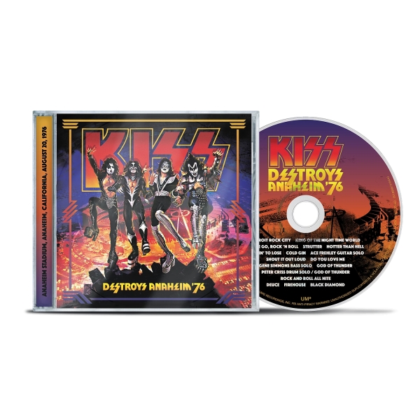 Kiss - Destroys Anaheim 76 (CD) i gruppen VI TIPSER / Fredagsutgivelser / 2026-08-21 hos Bengans Skivbutik AB (5678363)