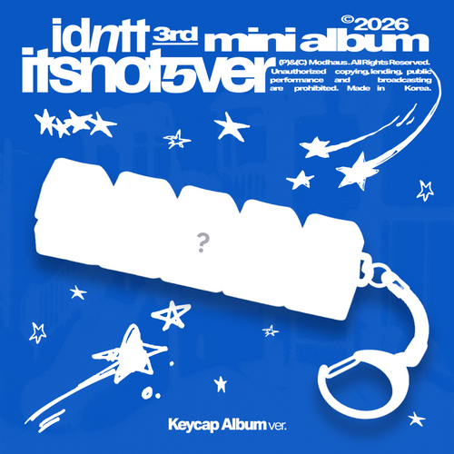Idntt - Itsnotover (Keycap Album) i gruppen MERCHANDISE / Merch+Code / Kommende / K-Pop hos Bengans Skivbutik AB (5678424)