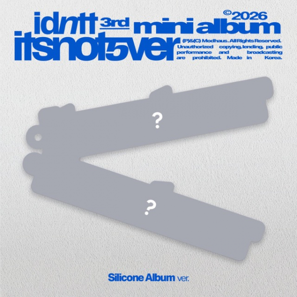 Idntt - Itsnotover (Silicone Album) i gruppen MERCHANDISE / Merch+Code / Kommende / K-Pop hos Bengans Skivbutik AB (5678425)